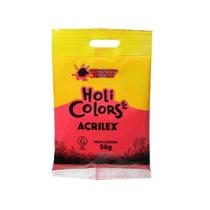 Pó Colorido Para Festas Chá Revelação Holi Colors Acrilex 50g - Cores