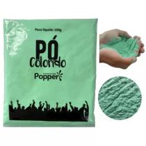 Pó Colorido Verde Claro 100g - Popper