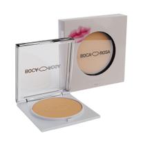 Pó Compacto Boca Rosa Com Cor Matte Ultrafino Leve Acabamento Natural