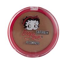 Pó Compacto Coleção Betty Boop Love Nº 06 Safira Cosméticos - SAFIRA COSMÈTICOS