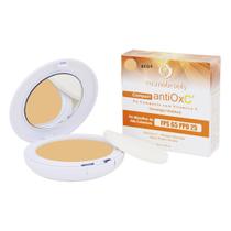 Pó Compacto Com Vitamina C Antiox Cosmobeauty 12G Bege