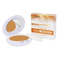 Pó Compacto Com Vitamina C Antiox Cosmobeauty 12G Bronze