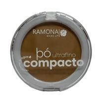 Pó Compacto Cor 06 Bege Escuro 10gr - Ramona Make Up