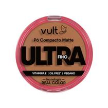 Pó Compacto Facial Matte Ultra Fino Cor 07 V460 Make Vult 9g Pó Compacto Facial Matte Ultra Fino Cor 07 V460 Make Vult 9g