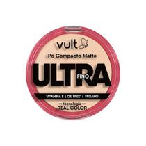 Pó Compacto Facial Matte Ultra Fino Médio Claro Make Vult 9g Pó Compacto Facial Matte Ultra Fino Médio Claro Make Vult 9g