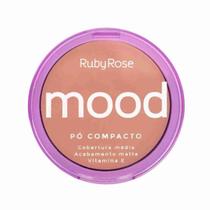 Pó Compacto Facial Mood Ruby Rose - MC50