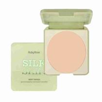 Pó Compacto Facial Silk Skin Soft Finish Ruby Rose - Cor Citrine