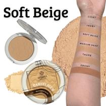 Pó Compacto HD Camuflagem Bitarra Beauty - cor SOFT BEIGE - Textura fina, macia e acabamento matte 11g Pó Compacto HD Camuflagem Bitarra Beauty - cor SOFT BEIGE - Textura fina, macia e acabamento matte 11g