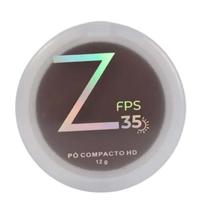 Pó Compacto HD FPS 35 Cacau - Zanphy