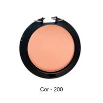Pó Compacto Matte Facial Prova d'água Max Love - Cor 200