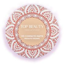 Po compacto matte top beauty 10g 01 bege claro