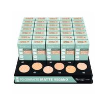 Po compacto matte vegano max love cor 40 ao 45 box c/30 uni Po compacto matte vegano max love cor 40 ao 45 box c/30 uni