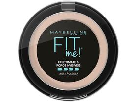 Pó Compacto Maybelline Fit Me Efeito Mate Cor N01 Super Claro Neutro com 10g