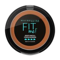 Pó Compacto Maybelline Fit Me Efeito Mate Cor N10 Marrom Neutro com 10g