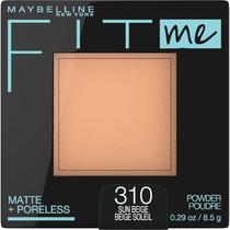 Pó Compacto Maybelline Fit Me Matte + Poreless, Sun Beige, 0.822ml, Pack of 1