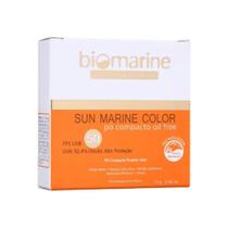 Pó Compacto Oil Free Sun Marine Color Fps 50 12g Biomarine