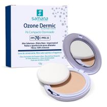 Pó Compacto Ozonizado Ozone Dermic FPS70 PPD25 Samana Natura
