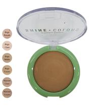 Pó Compacto Shine Colors Abelha Rainha FPS 15 Vitamina C Marrom Escuro 10g Pó Compacto Shine Colors Abelha Rainha FPS 15 Vitamina C Marrom Escuro 10g