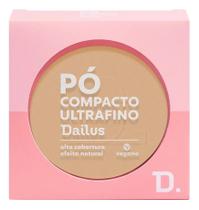 Pó Compacto Vegano Dailus Cor 03 Longa Duração