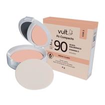 Pó Compacto Vult Ácido Hialurônico FPS90 Cor 02 Médio Claro 6g