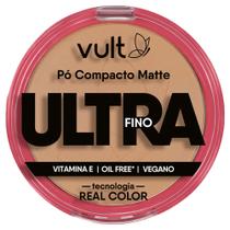 Pó Compacto Vult Matte Ultra Fino Cores 9g