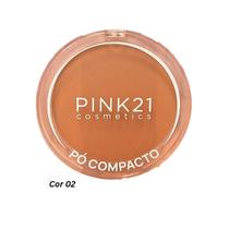 Pó compacto Water proof pink 21 Cor:01