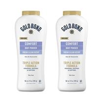 Pó Corporal Gold Bond Comfort Sem Talco 283g Pacote com 2 Pó Corporal Gold Bond Comfort Sem Talco 283g Pacote com 2