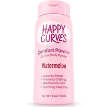 Pó Corporal HAPPY CURVES Conforto Sem Talco 170g Melancia