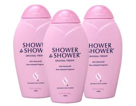 Pó corporal Shower to Shower Original Fresh 240 ml (pacote com 3)