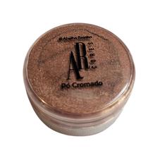 Pó Cromado Dourado AR Cores Abelha Rainha 2g Pó Cromado Dourado AR Cores Abelha Rainha 2g