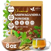 Pó de Ashwagandha FRESHDRINKUS 226,8g Premium Puro Pó de Ashwagandha FRESHDRINKUS 226,8g Premium Puro