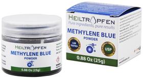 Pó de Azul de Metileno Heiltropfen 25 g Grau USP Farmacêutico Pó de Azul de Metileno Heiltropfen 25 g Grau USP Farmacêutico