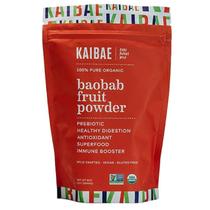 Pó de baobá KAIBAE Premium, prebiótico orgânico, saúde intestinal, 240 ml