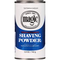 Pó de barbear MAGIC Blue Regular Strength 142 g Pacote com 5
