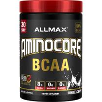 Pó de BCAA ALLMAX Nutrition AMINOCORE 315g Uva Branca Pó de BCAA ALLMAX Nutrition AMINOCORE 315g Uva Branca
