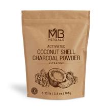 Pó de Carvão Ativado MB Herbals 100g para Uso Externo Pó de Carvão Ativado MB Herbals 100g para Uso Externo