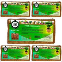 PÓ De Coco Magico Ouro Fertil 400g Rf 4003 Kit 5 PÓ De Coco Magico Ouro Fertil 400g Rf 4003 Kit 5