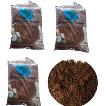 Pó De Coco Substrato Répteis Anfíbios Terrário 1,200kl