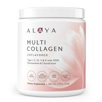 Pó de colágeno Alaya Multi Suporta Cabelo, Pele e Nails 20 Serv Pó de colágeno Alaya Multi Suporta Cabelo, Pele e Nails 20 Serv