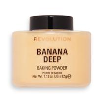 Pó de configuração de maquiagem Revolution Beauty Banana Deep 33mL