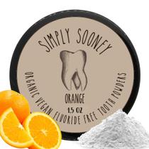 Pó de Dente Simply Sooney Zero Waste Laranja - 100g