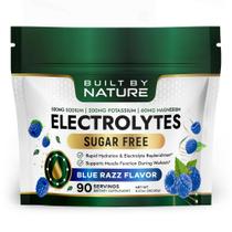 Pó de Eletrólitos Built by Nature Blue Razz 90 Porções Pó de Eletrólitos Built by Nature Blue Razz 90 Porções