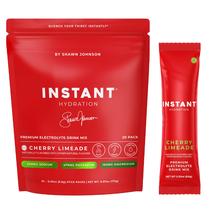 Pó de eletrólitos hidratação instantânea sabor Cherry Limeade 20 sachês Pó de eletrólitos hidratação instantânea sabor Cherry Limeade 20 sachês