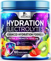 Pó de Eletrólitos Nature's Nutrition Sabor Frutas 60 Porções