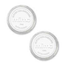 Pó de Embossing Glitterizado Preto e Branco - Mimo - 2 Unids