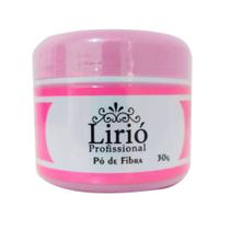 Pó de fibra profissional para unhas lirió 30g Pó de fibra profissional para unhas lirió 30g