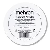 Pó de fixação translúcido Mehron Makeup Colorset Powder