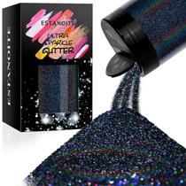 Pó de Glitter Estanoite 210 g Preto Laser Ultra Fino Pó de Glitter Estanoite 210 g Preto Laser Ultra Fino