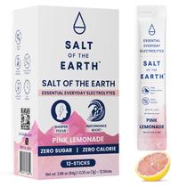Pó de hidratação com eletrólitos Salt of the Earth 12 sachês