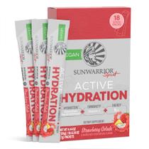Pó de Hidratação Sunwarrior Electrolyte Strawberry 126g